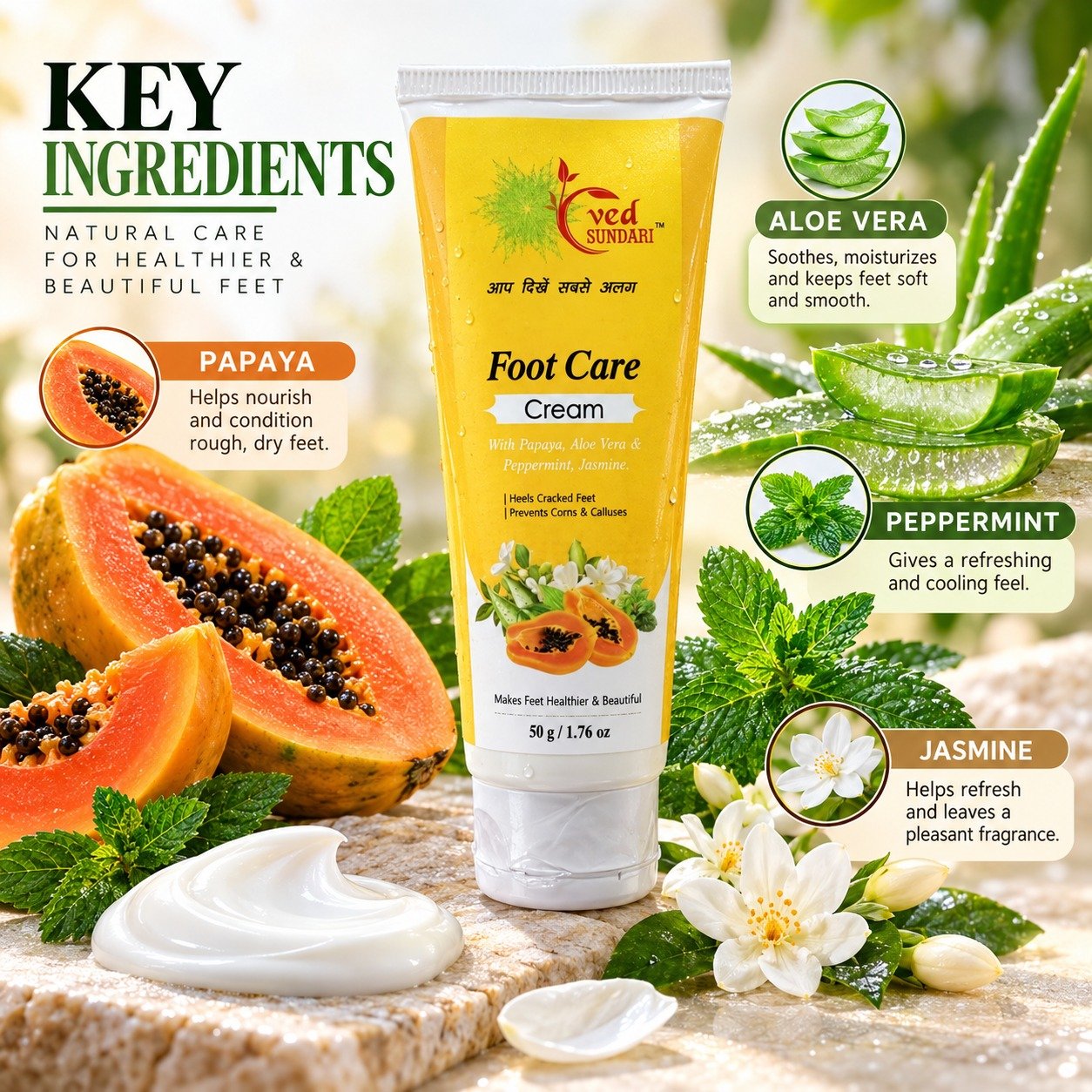 Ved Sundari Foot Care Cream